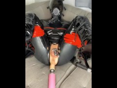 LATEX MASKING FUCK MACHINE