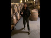 Preview 2 of Risky Public Sex At Winery with Friend's Wife