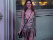 Preview 6 of Wife's tits and pussy exposed in naughty Vegas club outfit