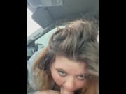 Preview 1 of BBW Hotwife being used like a slut in the parking lot