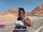 Preview 1 of Hitchhiking Slut Gets Fucked On Side Of Road