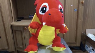 Großer roter Drache