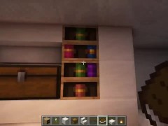 Modern mansion with pool / Minecraft Tutorial - Screenshot 10 of 16 - Hot