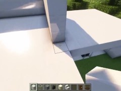 Modern mansion with pool / Minecraft Tutorial - Screenshot 4 of 16 - Lesbian