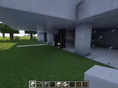 Modern mansion with pool / Minecraft Tutorial - Screenshot 6 of 16 - Minecraft