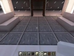 Modern mansion with pool / Minecraft Tutorial - Screenshot 7 of 16 - Minecraft Animation
