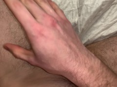 I watch my porn and cum on myself
