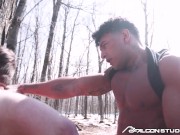 Preview 6 of FalconStudios - Hot Muscled Jock Pounds Tight Ass Outdoors