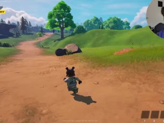 Boy Goes to Play Outdoor - Lego Fortnite Gameplay 1
