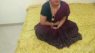 Desi housewife was cheat her husband and gating fuck with step-brother in clear Hindi audio