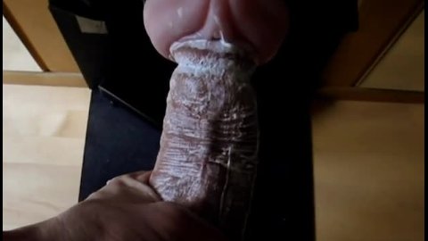 enorme vette olie fleshlight cream hole fucker