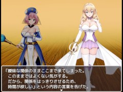 【#19 プリンセスハニートラップ（製品版）実況動画】 ダブルおっぱい＆ダブル手コキでハーレムプレイ！ 巨乳女僧侶と剣士にイカされまくる（ファンタジー同人エロゲーム・アニメ） 3/16