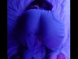 Real dry humping and grinding under neon lights