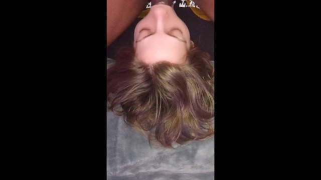 Watch Bondage Video:Milf came home to get her face fucked until young BBC facialized her