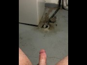 Preview 1 of Pissing on the floor while sitting