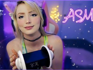 Screen Capture of Video Titled: ASMR Cute Ear Breathing Kissing Licking Tingles + Mouth Sounds LOOP