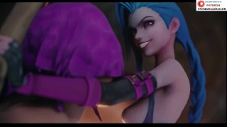 Jinx Hard Dick Riding And Getting Big Creampie In The House Uncensored League Of Legends Hentai 4K 60Fp