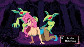 Flip Witch [ Pixel HENTAI Game ] Ep.4 Woods GOBLIN GANGBANG !