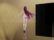 Preview 5 of Honkai Impact Raiden Mei Nude Dance Hentai Glasses MMD 3D Orange Hair Color Edit Smixix