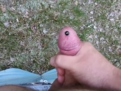 Daddy blows his load for you in the woods