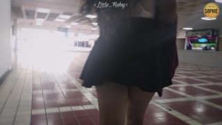 I was standing behind looking at her ass and it worked! PUBLIC CANDID UPSKIRT, LATINA WHORE, EXHIB