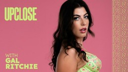 UP CLOSE - Delicious Naturally Stacked Brunette Gal Ritchie Loves Being ROUGH DOMINATED!