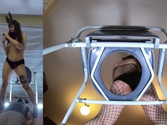 Mistress Kathryn pees on the human toilet slave part 3