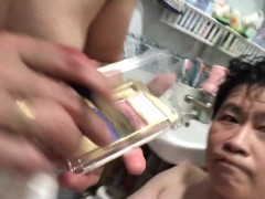 香港情侶洗手間內自拍裸體化妝過程 - Screenshot 9 of 16 - Sexy