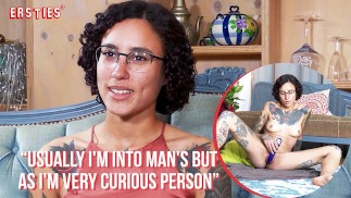 Ersties - Татуированная красотка мастурбирует своим любимым вибратором