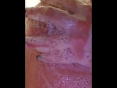 Soapy shower fun