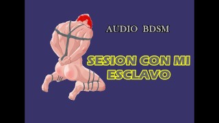 AUDIO ASMR - Sesión con mi esclavo - Español.