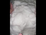 Preview 2 of Guy Pissing in Snow Compilation