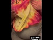 Preview 1 of BBW flashes her tits for you!