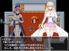 【#20 プリンセス・ハニートラップ(製品版)実況動画】爆乳村娘達にダブル足コキで罵倒されながら射精させられ・・(ハーレムアニメーションファンタジーエロゲー) - Screenshot 1 of 16 - エロゲ実況