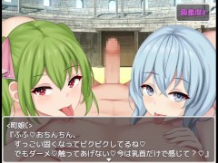 【#20 プリンセス・ハニートラップ(製品版)実況動画】爆乳村娘達にダブル足コキで罵倒されながら射精させられ・・(ハーレムアニメーションファンタジーエロゲー) - Screenshot 4 of 16 - Hentai Game