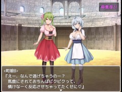 【#20 プリンセス・ハニートラップ(製品版)実況動画】爆乳村娘達にダブル足コキで罵倒されながら射精させられ・・(ハーレムアニメーションファンタジーエロゲー) - Screenshot 8 of 16 - Hentai Bigtits