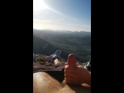 Preview 3 of Stranger made me cum on the mountain in public