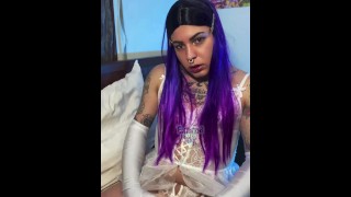 Chica trans tatuada folla caliente - Vídeo completo en OF/EMMAINK13
