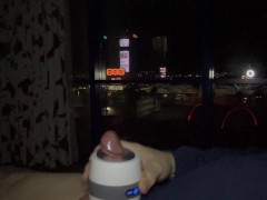 Public Display of Erection 2 - Unedited from first rub to CUM. Right next to Window