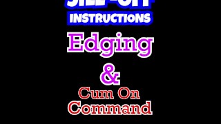 Pussy play challenge (JOI for women)- Cum on Command with praise