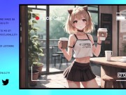 Preview 1 of Roleplay ASMR Audio - Getting Fucked Behind the Café Counter