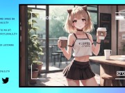 Preview 3 of Roleplay ASMR Audio - Getting Fucked Behind the Café Counter