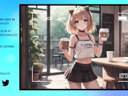 Preview 5 of Roleplay ASMR Audio - Getting Fucked Behind the Café Counter