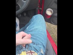 REQUEST - Pissing in the neighbours car in public