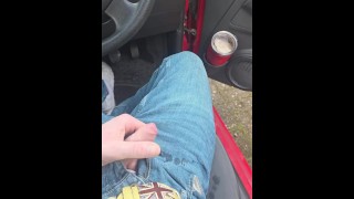 REQUEST - Pissing in the neighbours car in public