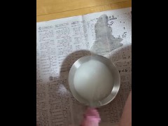 精液過多症の射精量測定