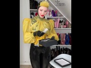 Preview 3 of Unboxing my new latex catsuit by Latexskin pl