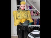 Preview 5 of Unboxing my new latex catsuit by Latexskin pl