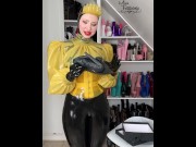 Preview 6 of Unboxing my new latex catsuit by Latexskin pl