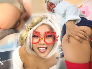 Purah from Zelda SQUIRTS from ANAL - Cocoabe96